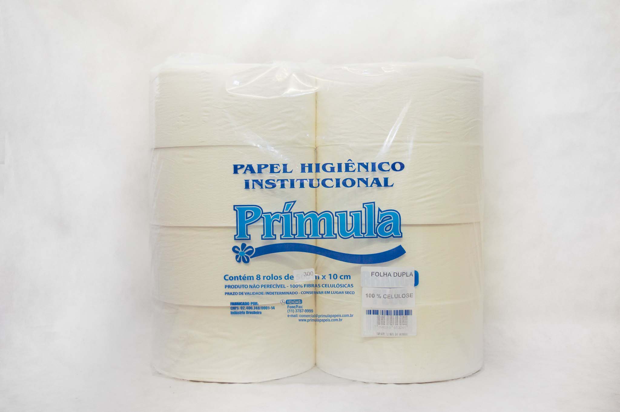 Distribuidor de papel higiênico folha dupla